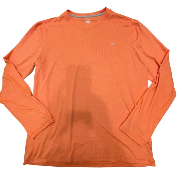 Reel Legends Keep-It-Cool Fishing Shirt Long Sleeve Performance Top‎ Coral M - Picture 1 of 6